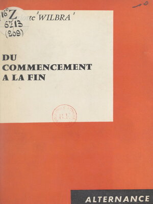 cover image of Du commencement à la fin...